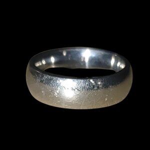 Wedding Band Ring Size 6 Stainless Steel Comfort Fit Polished Finish